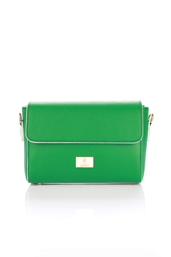 Pamela Çimen Yeşili Kadın Omuz Çantası - 1