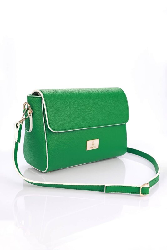 Pamela Çimen Yeşili Kadın Omuz Çantası - 3