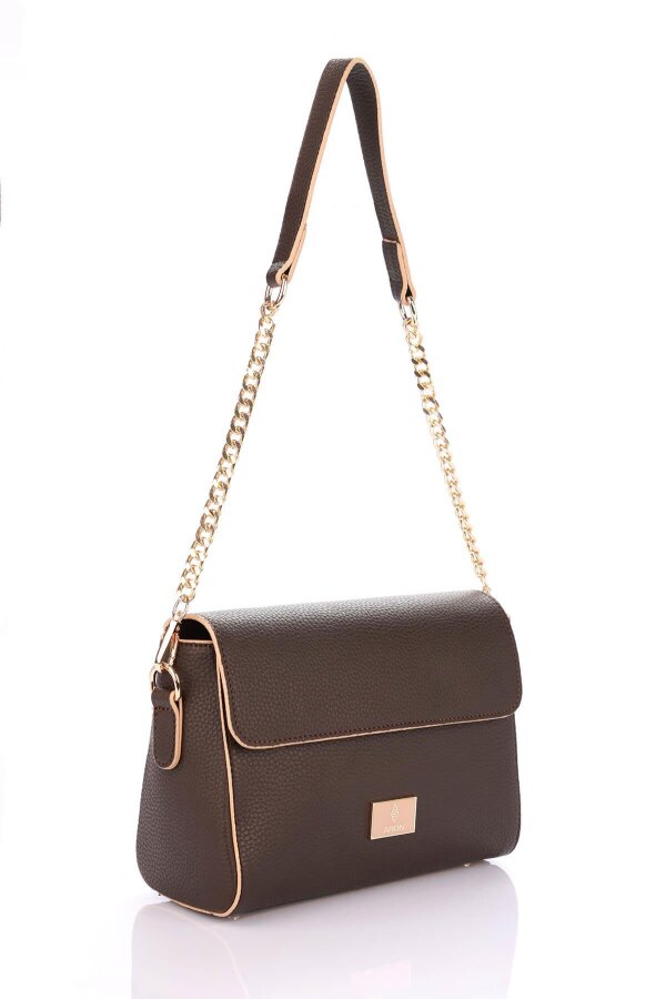 Pamela Kahve Kadın Omuz Çantası - 4