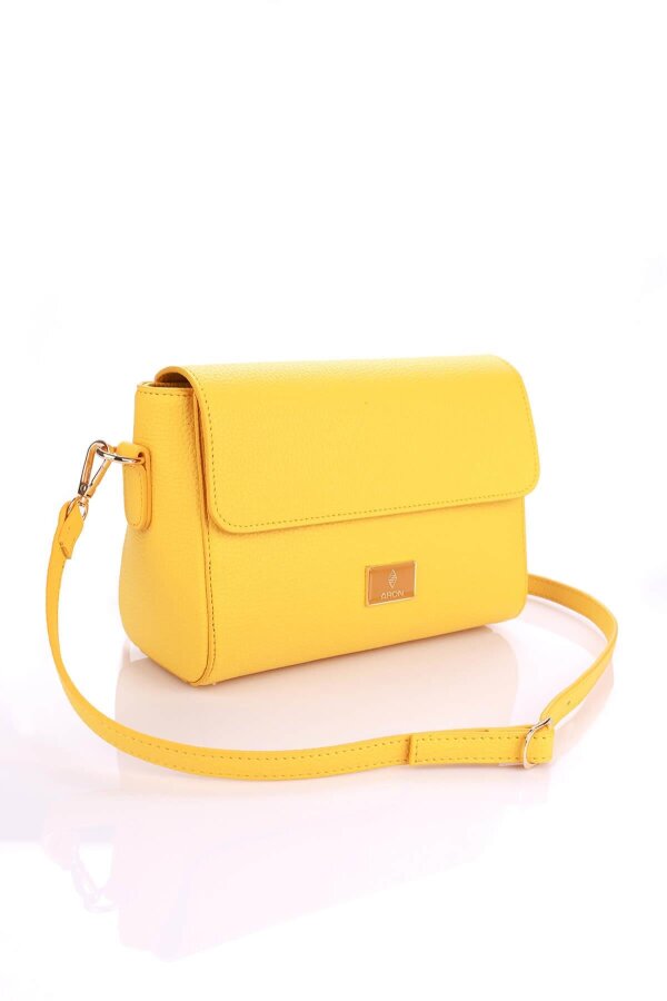 Pamela Sarı Kadın Omuz Çantası - 3