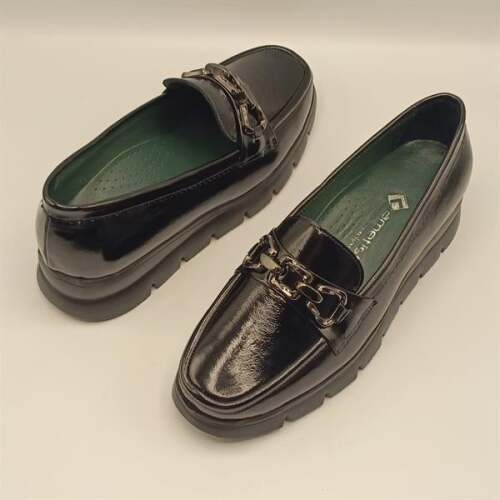 Pena Kırışık Deri Rugan Kadın Günlük Ayakkabı - 3