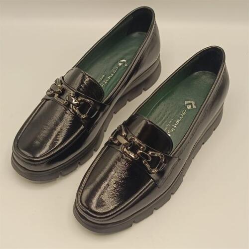 Pena Kırışık Deri Rugan Kadın Günlük Ayakkabı - 4