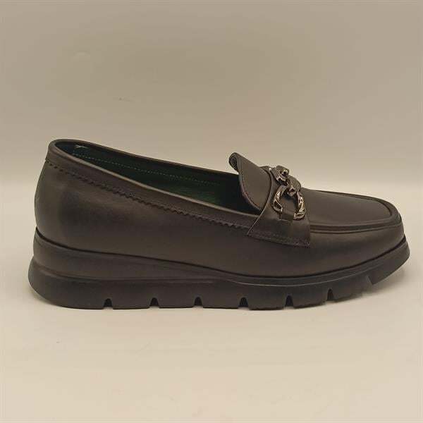 Pena Siyah Deri Kadın Günlük Ayakkabı - 5