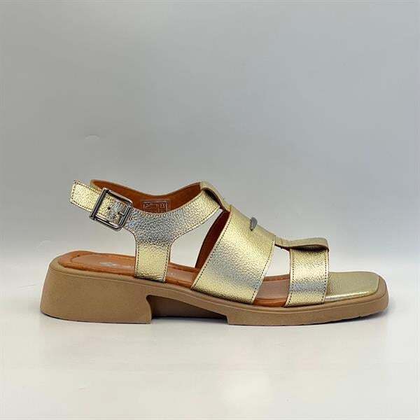 Perge Gold Gerçek Deri Kadın Sandalet - 1