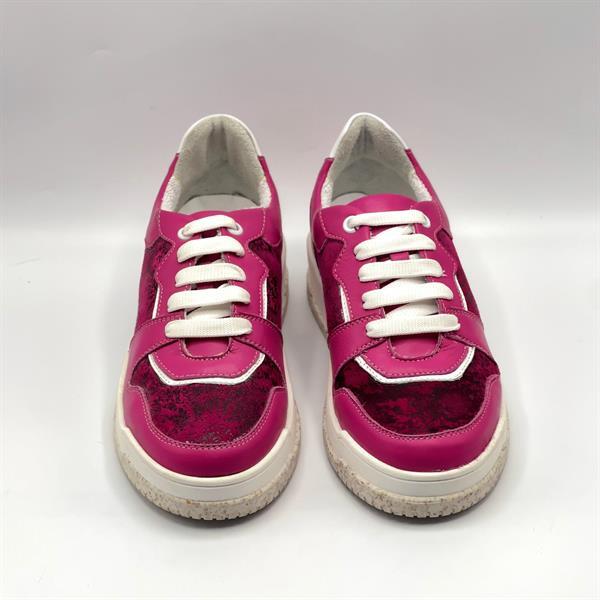 Pia Pembe – Kadın Gerçek Deri Sneaker - 3