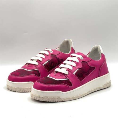 Pia Pembe – Kadın Gerçek Deri Sneaker - 4