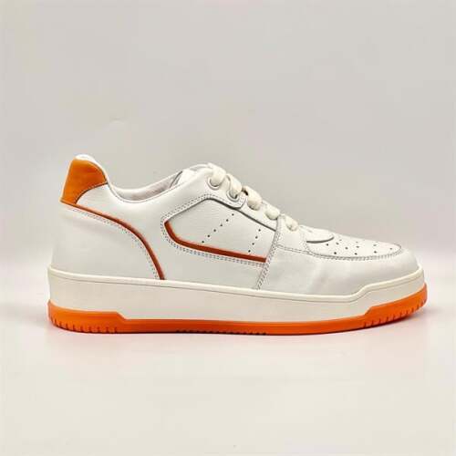 Pia Turuncu Beyaz Desenli Kadın Sneaker