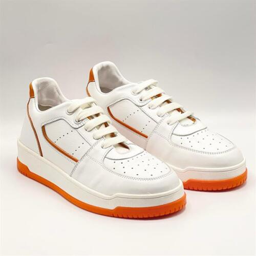 Pia Turuncu Beyaz Desenli Kadın Sneaker - 2