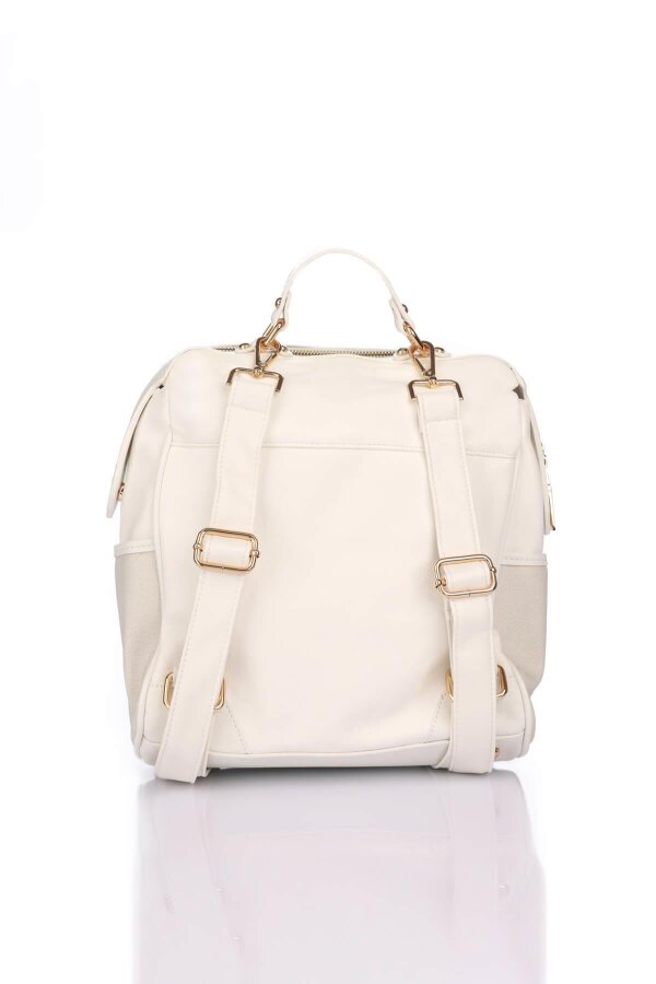 Regina Beyaz Kadın Sırt Çantası - 2