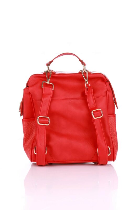 Regina Kırmızı Kadın Sırt Çantası - 3