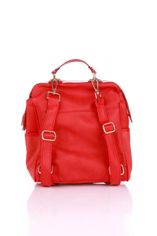 Regina Kırmızı Kadın Sırt Çantası - 3