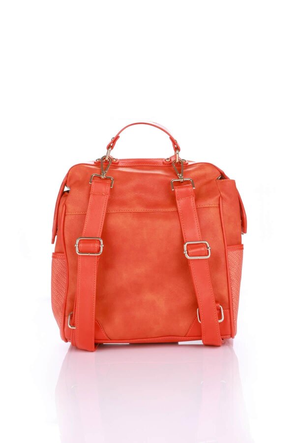 Regina Turuncu Kadın Sırt Çantası - 2
