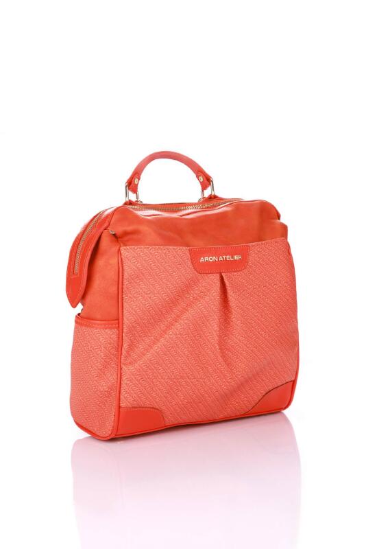 Regina Turuncu Kadın Sırt Çantası - 3