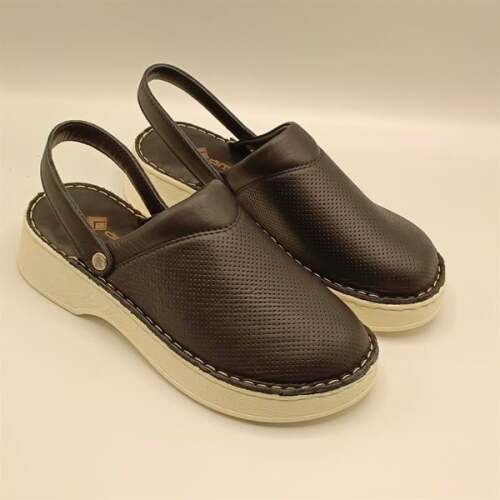 Sabo Siyah Deri Kadın Terlik - 2