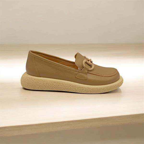 Sahra Vizon Deri Günlük Ayakkabı - 1