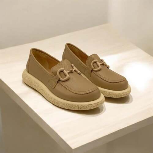 Sahra Vizon Deri Günlük Ayakkabı - 2