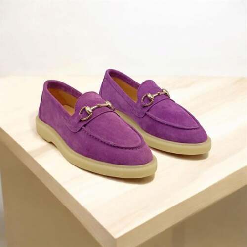 Salda Mor Süet Günlük Ayakkabı - 2