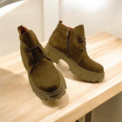 Sara Haki Süet Fermuarlı Kadın Bot - 3