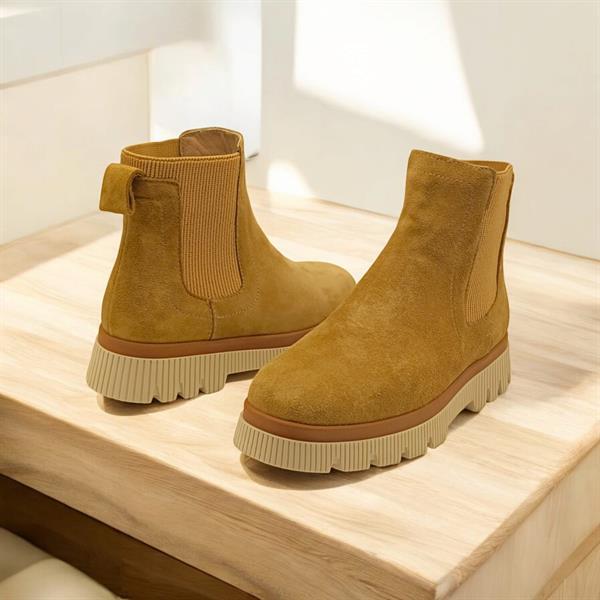 Scorpion Camel Süet Kadın Chelsea Bot - 6