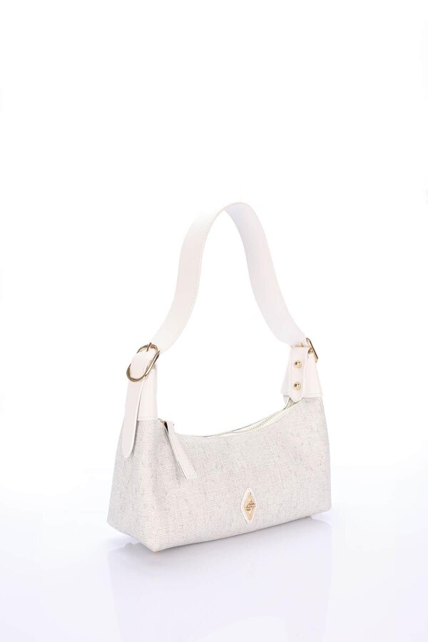 Serena Beyaz Kadın Omuz Çantası - 2