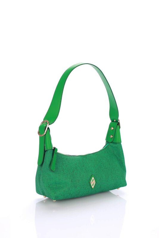 Serena Çimen Rengi Kadın Omuz Çantası - 2