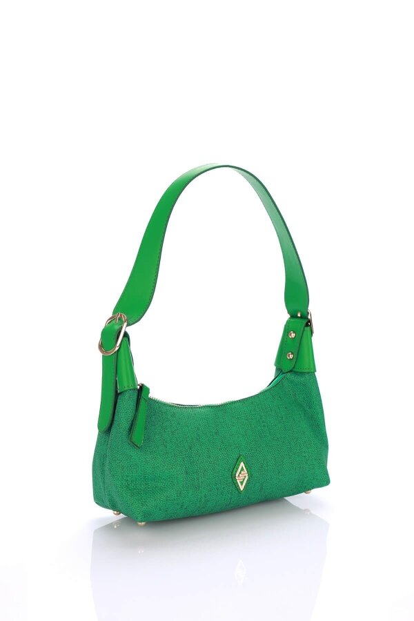Serena Çimen Rengi Kadın Omuz Çantası - 2