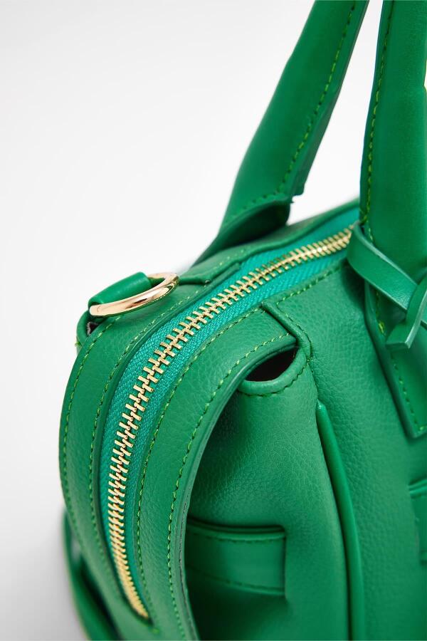 Sophia Çimen Yeşili Kadın El Çantası - 5