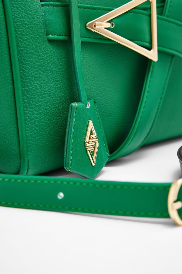 Sophia Çimen Yeşili Kadın El Çantası - 7