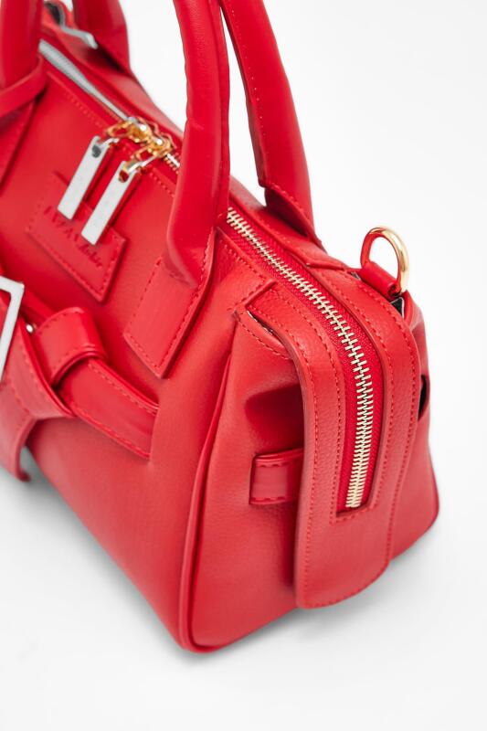 Sophia Kırmızı Kadın El Çantası - 5