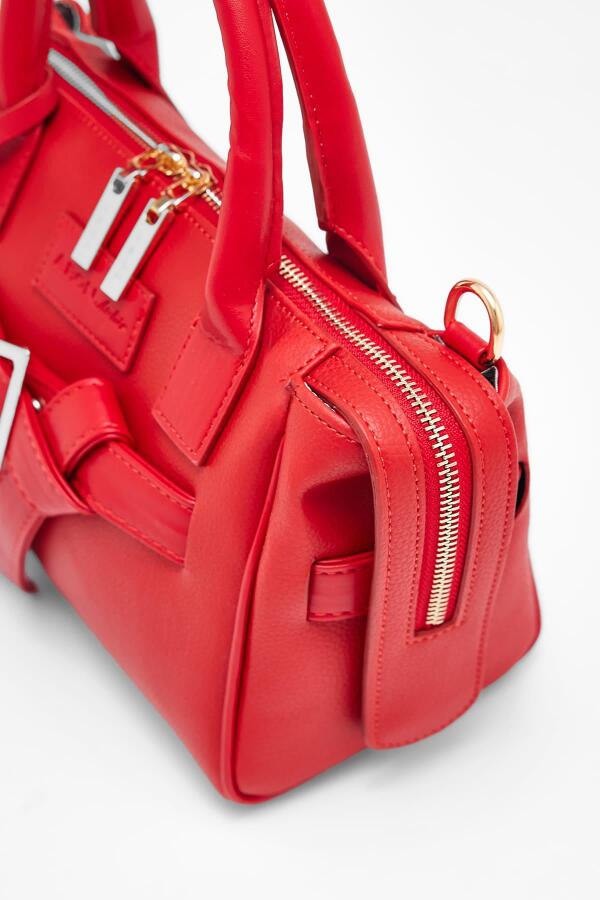 Sophia Kırmızı Kadın El Çantası - 5