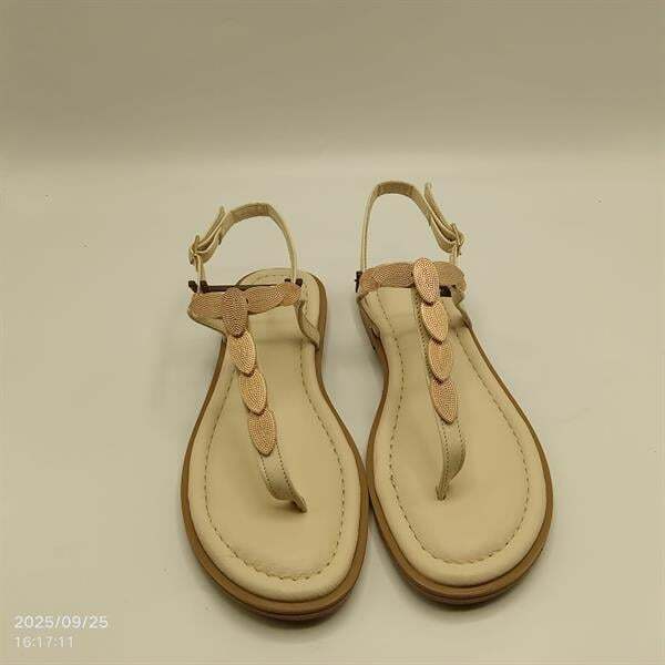 Sunny Bej Parmak Arası Sandalet - 3