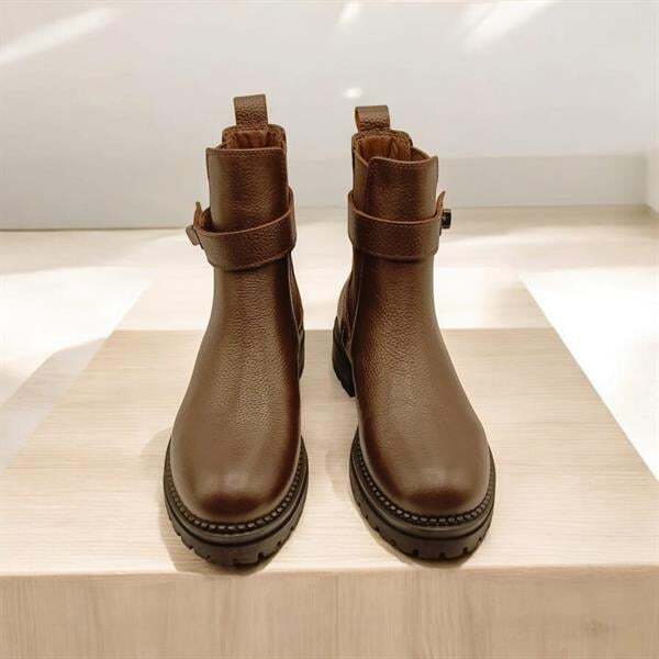 Terra Kahve Deri Kadın Chelsea Bot - 3