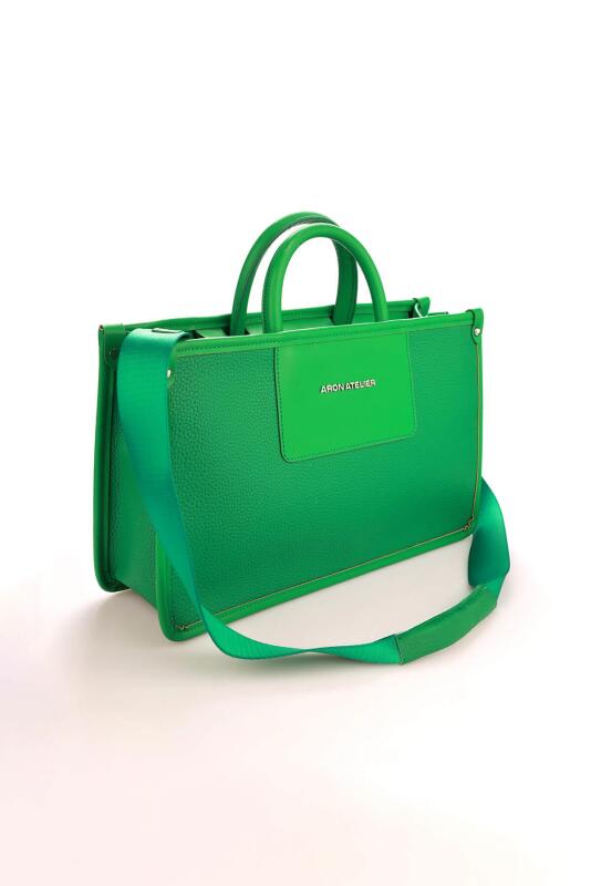 Tracy Çimen Yeşili Kadın El Çantası - 3