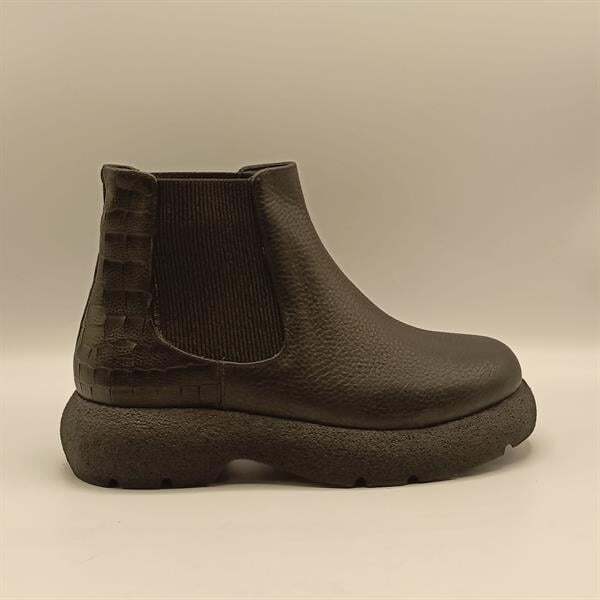 Tuna Siyah Deri Kadın Chelsea Bot - 1