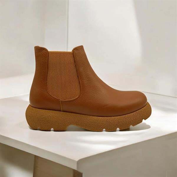 Tuna Taba Deri Kadın Chelsea Bot - 1