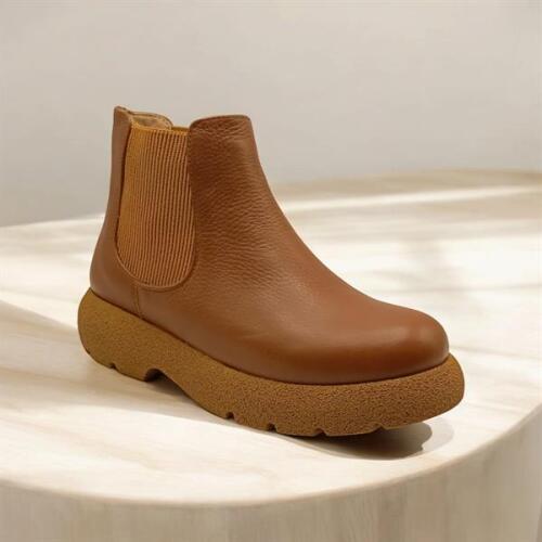 Tuna Taba Deri Kadın Chelsea Bot - 2