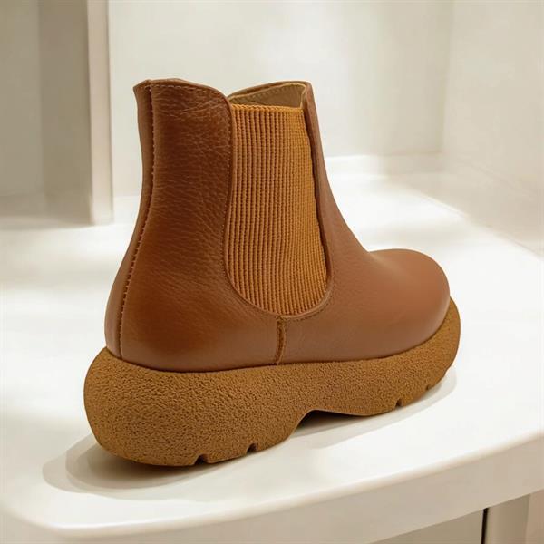 Tuna Taba Deri Kadın Chelsea Bot - 3