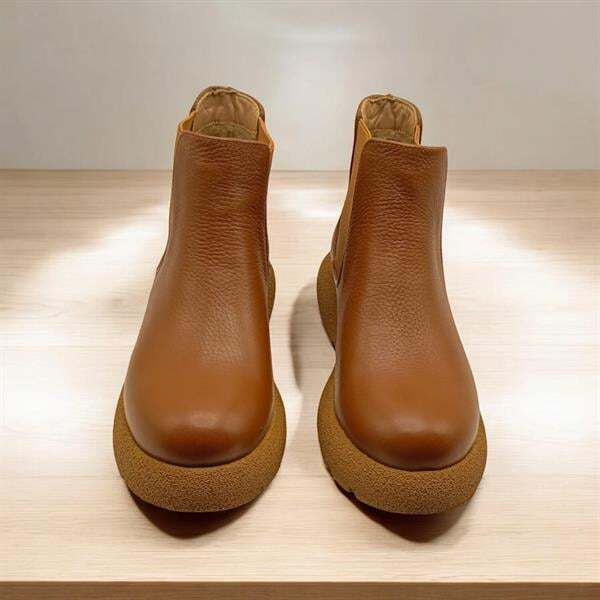 Tuna Taba Deri Kadın Chelsea Bot - 6