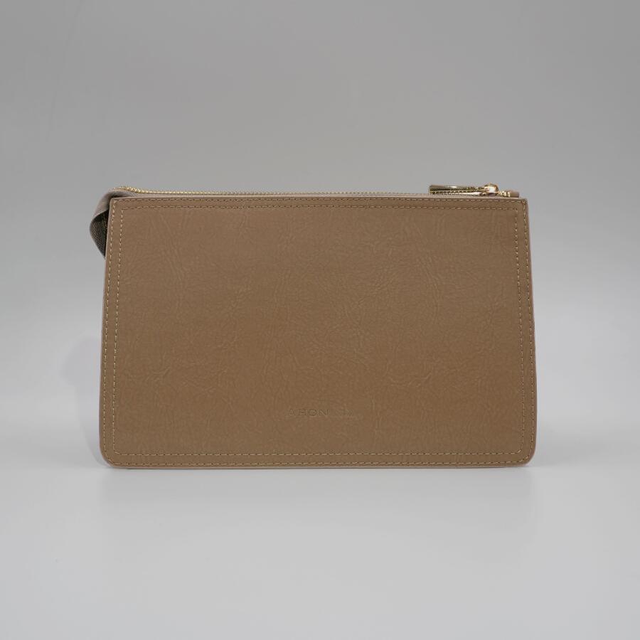 Valeria Vizon Desenli Parlak Kadın Çapraz Çantası - 5