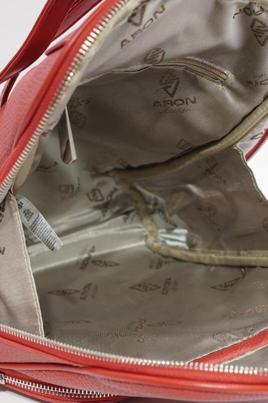 Vanessa Kırmızı Kadın Sırt Çantası - 5