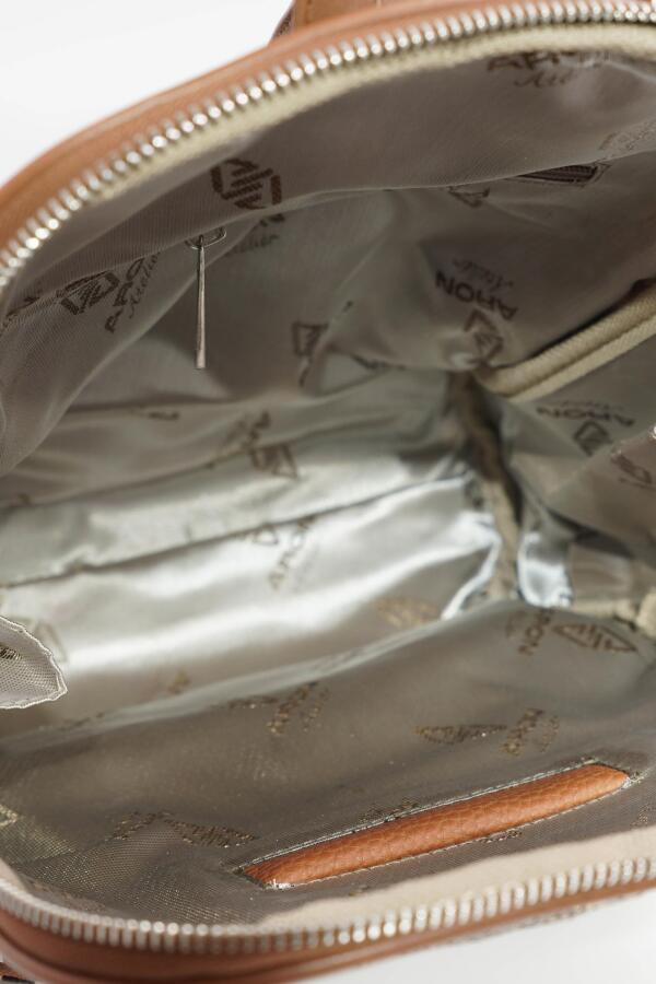 Vanessa Yılan Derili Kadın Sırt Çantası - 4