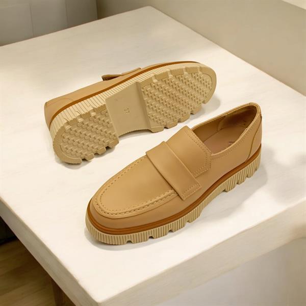 Venice Nud Deri Maskülen Ayakkabı - 5