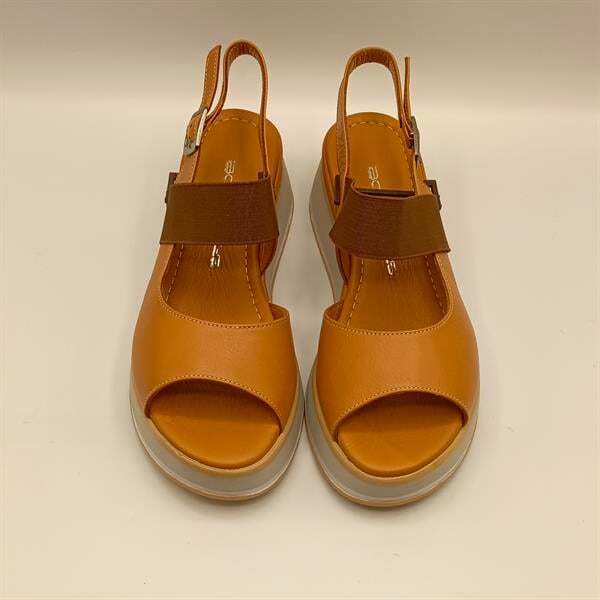 Venüs Taba Deri Dolgu Topuk Sandalet - 3