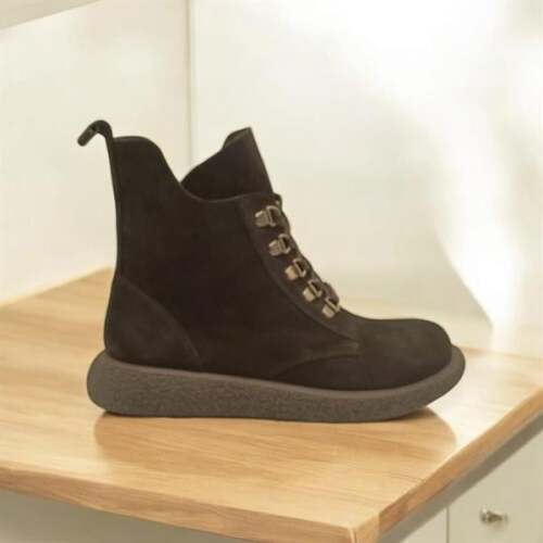 Winter Siyah Süet Kadın Bot