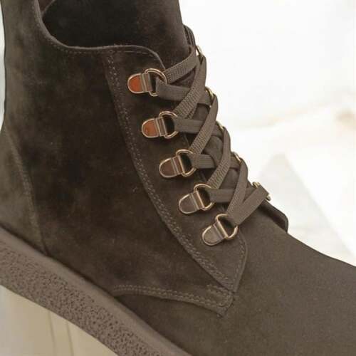 Winter Siyah Süet Kadın Bot - 3